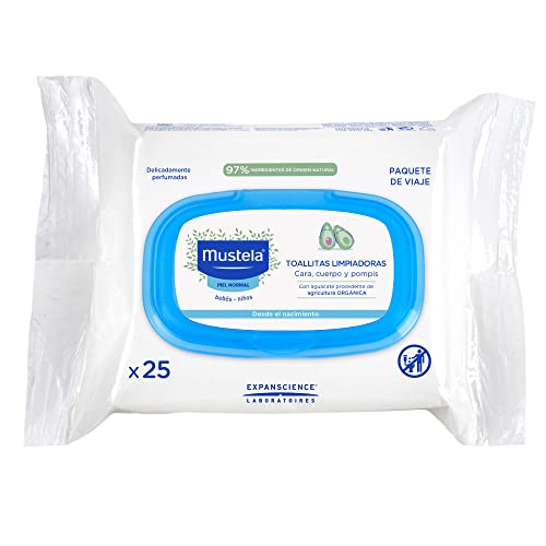 Mustela 229583 - Mustela Toallitas Facial Bebe 25 Unidades