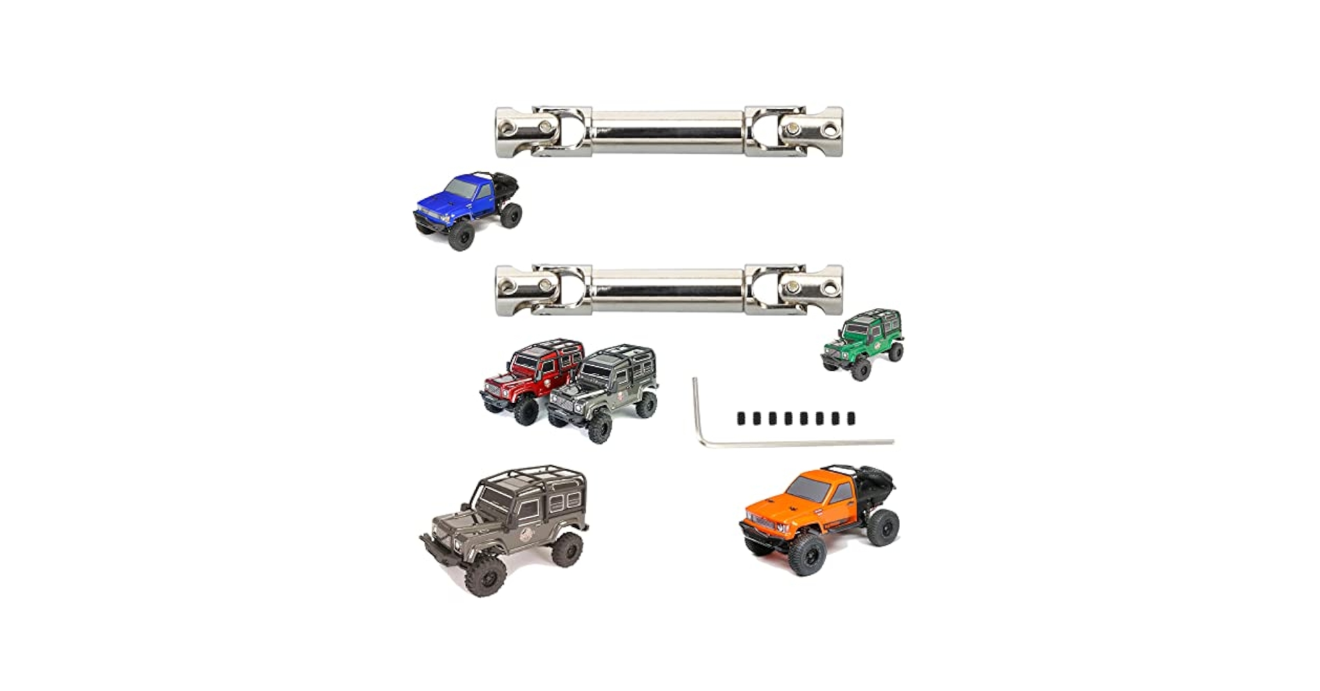 Amazon.com: RCAWD Center Drive Shaft Set for 1/24 ECX