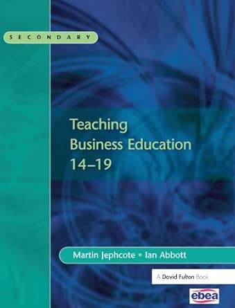 Teaching Business Education 14-19 book cover