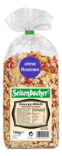 Seitenbacher Energy-Müsli I ohne Rosinen I Vollkorn I 3er Pack (3x 750 g)