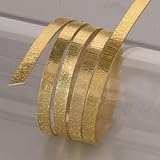 Efco Aluminium Wire Anodized Structure Flat 1 x 5 mm 2 m Gold