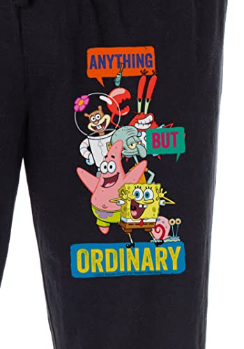 Nickelodeon Men's Spongebob Squarepants Anything But Ordinary Loungewear Sleep Bottoms Pajama Pants3