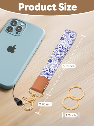 Image of Wristlet Keychain for Women and Men, Key Chain Holder, Wrist Lanyard for Keys