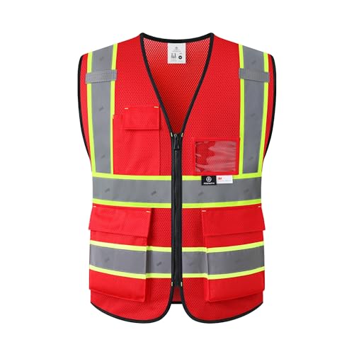 Image of Safety Vest for Men Women Reflective Construction Vest