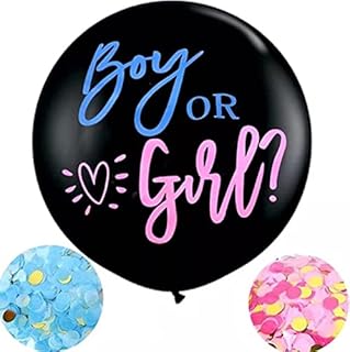 HAPPYLAND Jumbo Gender Reveal Confetti Balloon 36
