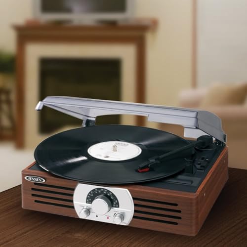 Jensen JTA-222 3 Speed Stereo Turntable with AM/FM Stereo Radio Consumer Portable Electronics/Gadgets - Les Beatles, Paul McCartney, John Lennon, RIngo Starr, George Harrison Jensen JTA-222 3 Speed Stereo Turntable with AM/FM Stereo Radio Consumer Portable Electronics/Gadgets – Image 5