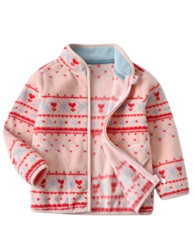 Polar Fleece Jackets Coats Baby Boys Girls Zipper Lightweight Long Sleeve Jacket for Spring Autumn