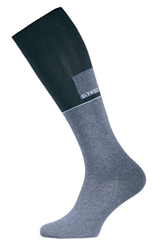 VCA 3 of 6 paar comfortabele kniekousen voor heren, katoen met elastaan, zonder elastische band - Afbeelding 5