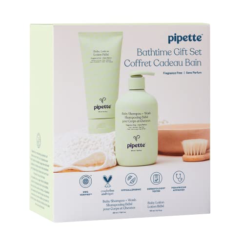 Image of Bathtime Duo Kit, Fragrance Free - Wash Tear-Free and Moisturize Set with Renewable Plant-Derived Squalane, 2-Piece Set