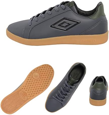 Umbro Men's Broughton III Sneaker, Carbon/Black/Climbing Ivy, 11 | Image 4