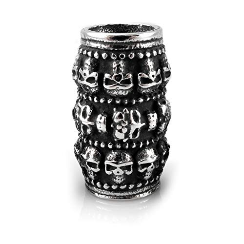 Perla para barba de acero inoxidable Cover