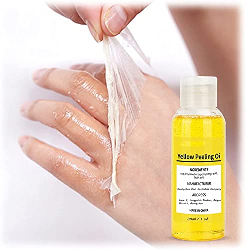 30ml Yellow Peeling Oil, Super Strength Lightening Dark Skin Yellow Oil, Yellow Peeling Oil Extra Strength, for Dark Skin, Body, Face, Dark Spots