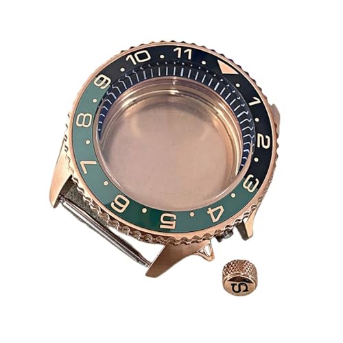 [X] 41.5mm XeXX`[ 3.8 Obv ubNCi[VhE PVD ??P[X Fit For NH35/NH36/4R [ugɓK(Black Green)