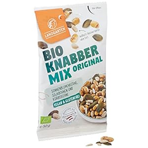 Landgarten LG4011-0050 Mischung aus gerösteten und gesalzenen Sojabohnen, Sonnenblumenkerne und Kürbiskernen 1 x 50 gr,