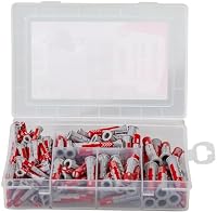 "fischer Profi-Box DuoPower, Dübelbox mit 132 Dübeln (60 Stk. 6 x 30, 60 Stk. 8 x 40, 12 Stk. 10 x 50), Universaldübel, praktisches Set, Dübelkiste für Heimwerker & Profis, ohne Schrauben" – Ansicht 4