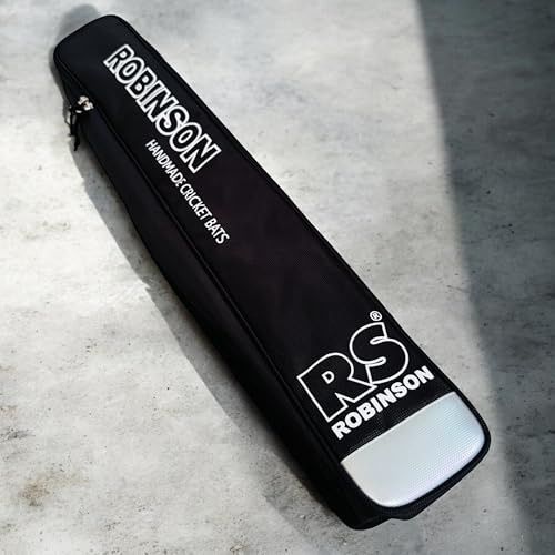 Image of RS Robinson Foam Padded Cricket BAT Cover (Full Size) (Black)