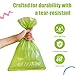Diaper Bags Disposable for Baby, 16 Refill Rolls/240 Bags OXO-Biodegradable Waste Bags,Dirty Disposable Diaper Bags,Diaper Trash Bags,Green