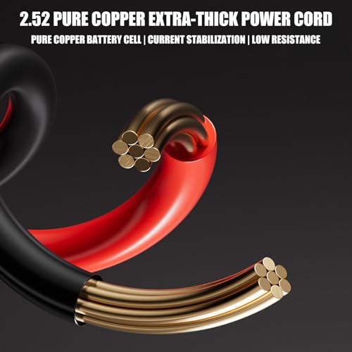 Convertidor de energía de 360W de alta potencia y triple toma con cable largo 3