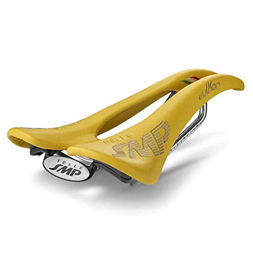 Selle Smp Vulkor 266 x 126 mm pour vélo de course ergonomique anti douleur périnéale