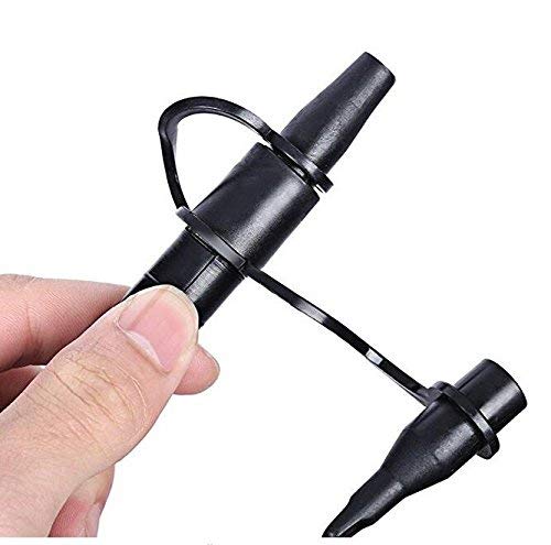 WEY&FLY High Output Hand Pump Double Quick Air Pump for Mattress Pump Universal Manual Air Pump for Inflatables Double Quick Air Volume Heavy Duty PP Plastic for Mattress Pump,Tubing,Ball, etc(8108)
