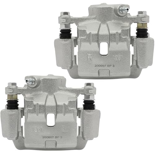 Image of SCITOO Rear Left+Right Brake Calipers With Bracket 19B3425 19B3424 Compatible For Subaru Impreza 2008-2014 For Subaru WRX 2012-2018