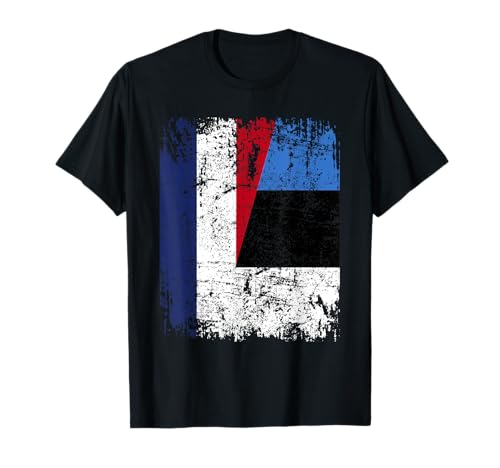 ESTONIE FRANCE DRAPEAU DE L'AMITIÉ | ESTONIE T-Shirt