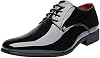 Zapatos Oxford de Vestir de Cuero Sintético Tipo Tuxedo para Hombre Bruno Marc 2