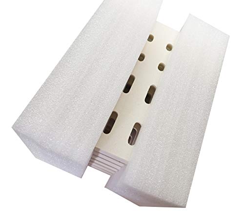 Homesicker 6-Pack Universal Replacement Heat Plate Flame Tamer, Ceramic Brick Flame Tamer thumb #4