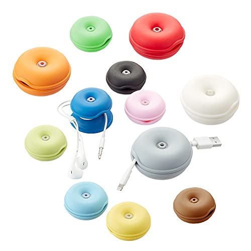 Câble tortue de rangement rétractable et compact lot de 3 blanc - 3