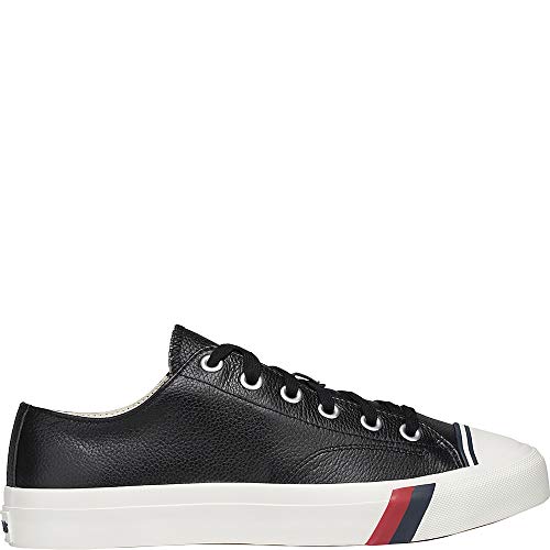 Image of Pro-Keds Royal Lo Lace Up Black Leather Shoes Sneaker