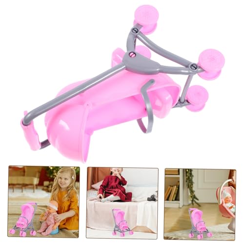 ifundom 2Pcs Carrinho De Boneca Criança Abs Carrinho Menina