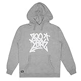  Zoo York Herren Mop Tag Hood Kapuzenpullover, Heather Grey, Large