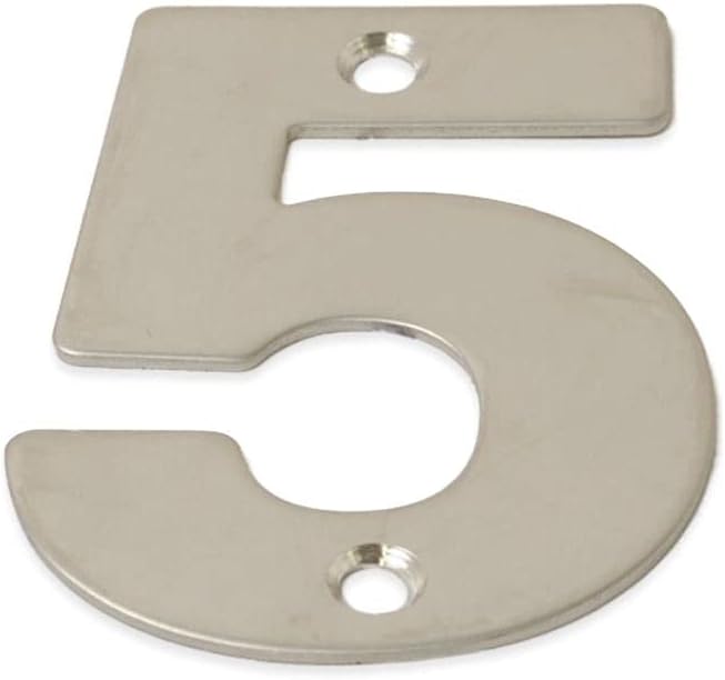 SISI UK® Stainless Steel Front House Door Numbers with Brushed Finish 3