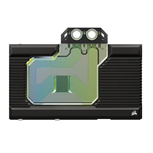 Corsair Bloque de Refrigeración Líquida para GPU Hydro X Series XG7 RGB 4090 Founders Edition - para NVIDIA GeForce RTX 4090 FE - Bloque de Refrigeración Líquida para GPU de Cobre - Negro