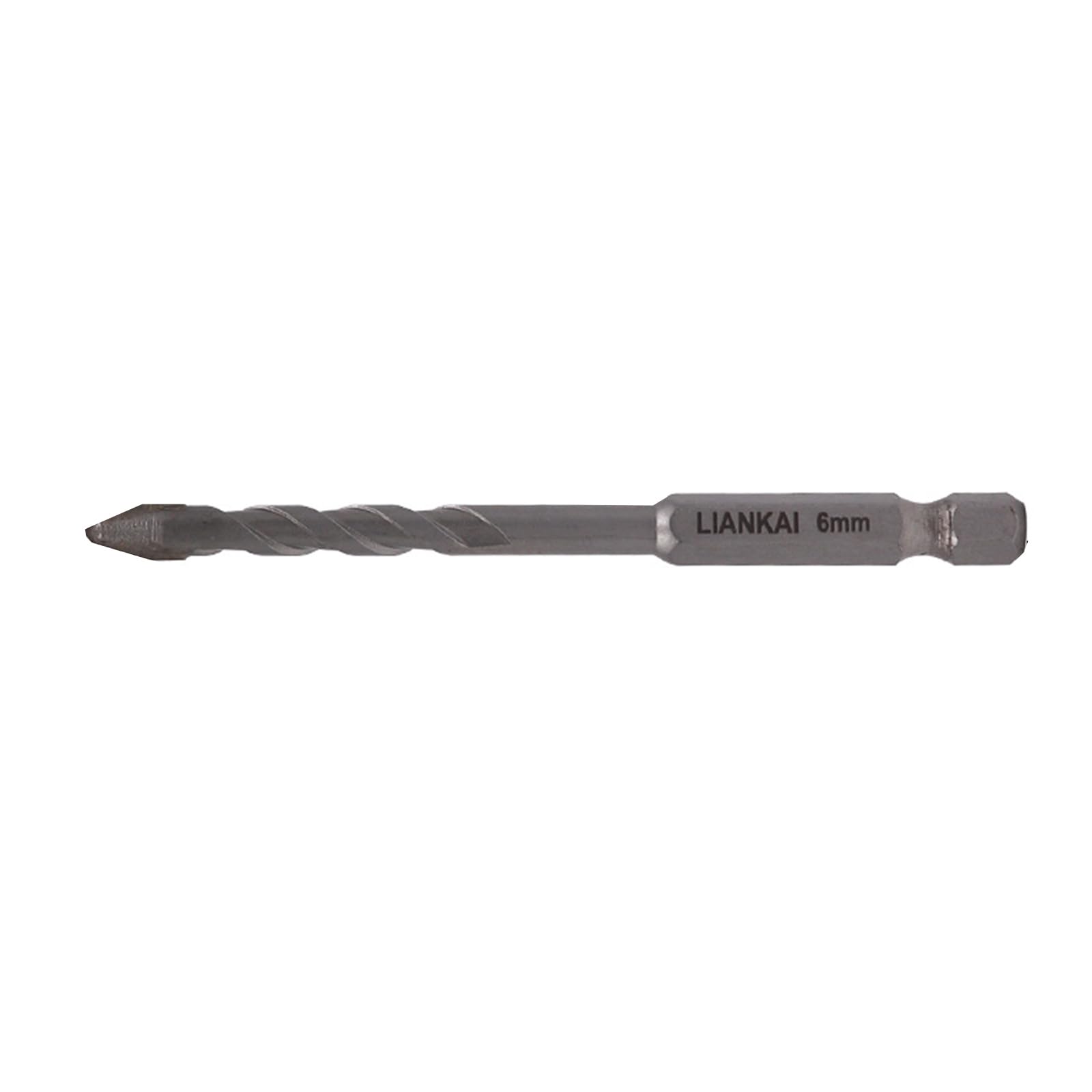 Buxuaaaa 6Mm Oblique Head Eccentric Drill Bit Screwdriver Bit Masonry & Concrete Drill 1/4" Handle For Brick, Cements, Double U Shaped Chip Step Eccentric