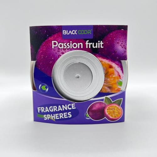 Image of BKN Super Fragrance Black Odor Car Air Freshener B0-10| 130g Bubble Gel Balls | Long-Lasting Scent for Home, Office, Car, Bathroom & Closet | Odor Eliminator & Room Deodorizer (Passion Fruit)
