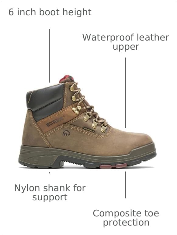 Image of Wolverine Men's Cabor EPX Waterproof Composite Toe Work Boots