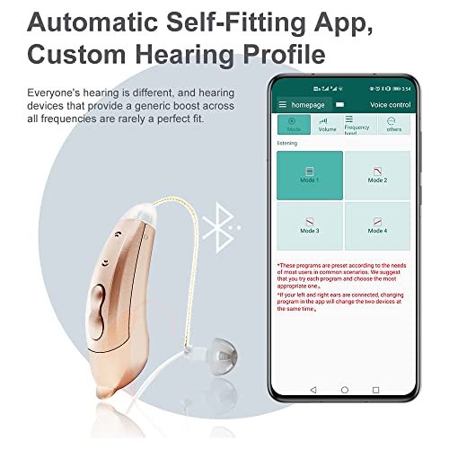 Incensonic10 Channels Bluetooth Digital Hearing Aids Smart Hearing Amplifier, Wireless With App Sound Assist Aid, Sound Amplifiers For Adults And Seniors #TOP4