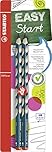 STABILO EASYgraph - Ergonomic Graphite Pencil - Right-Handed - Pack of 2 - Petrol - Degree HB