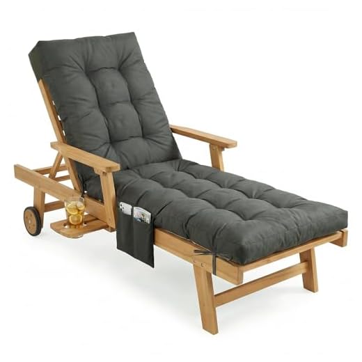 Durable Outdoor Chaise Lounge Chair Cushion