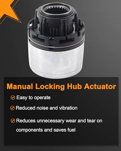 Image of USTAR Manual Locking Hub Fit for Ford Ranger 1998-2003 Ford Explorer 1995-2001 Mazda B-Series Pickup 2001-2008 F87Z-3B396-BA (2Pc)