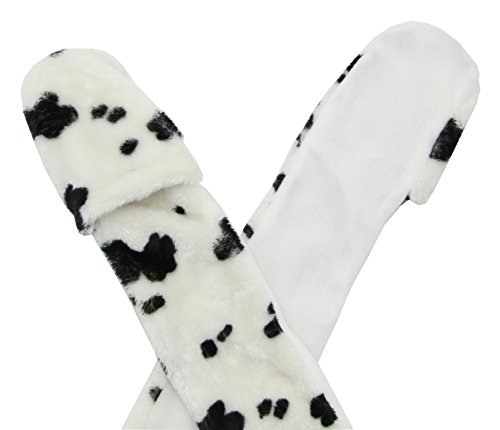 Bioterti Plush Novelty Animal Hat: One Size Fits All Adults & Kids/Soft, Warm Beanie Hat (Cow) #TOP1