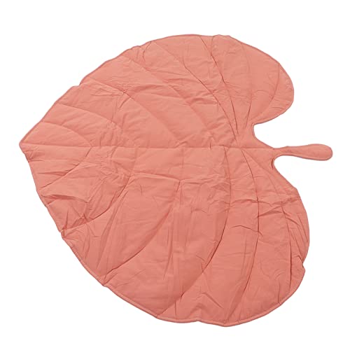 Bladvormig Vloerkleed, Speciaal Gevormde Babykruipmat van Katoen voor Thuis (Roze) - Afbeelding 5