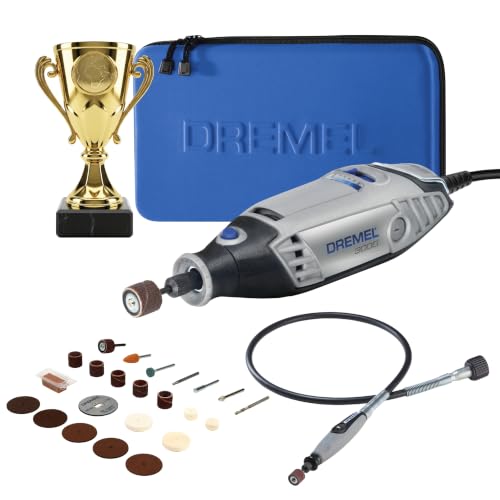 Image of Dremel 3000 Corded Rotary Tool Limited Kit, Engravable Trophy, Soft Case