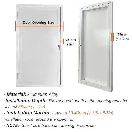 Porte d'inspection alliage d'aluminium 800x800mm de haute précision