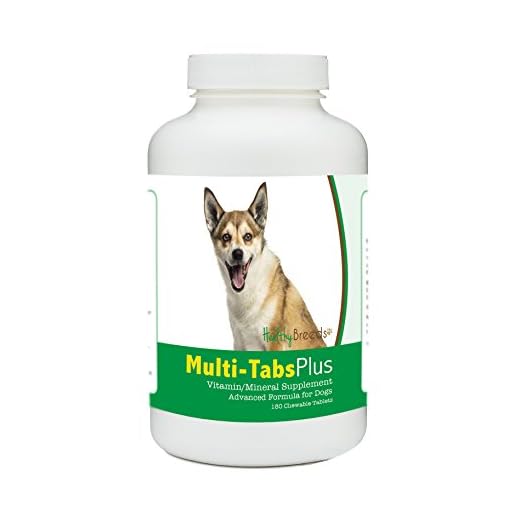 Healthy Breeds Norwegian Lundehund Multi-Tabs Plus Chewable Tablets 180 Count