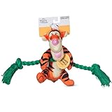 Disney for Pets Winnie The Pooh: Tigger Rope Pet Toy | Disney Dog Toys | Rope Tug Toy for Dogs Inspired by Winnie The Pooh with Crinkle and Squeaker, 12 Inch