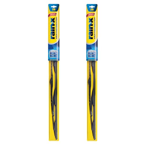 Rain-X 820152 WeatherBeater Wiper Blades 28 Windshield Wipers (Pack Of 2) Automotive Replacement Windshield Wiper Blades That Meet Or Exceed OEM Quality And Durability Standards