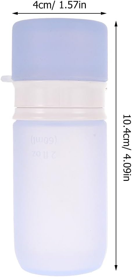 Back Lotion Applicator Roller: Body Butter Roll-On Dispenser - Silicone Travel Toiletry Bottle - Reusable Moisturizer Applicator for Tanning Sunscreen