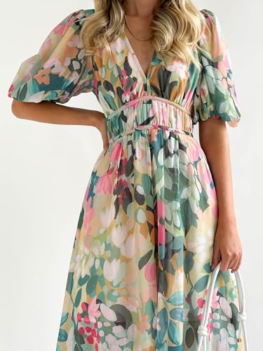 Image of Sissyaki Women's Floral Maxi Dress 2026 Summer Spring Wedding Guest Dress